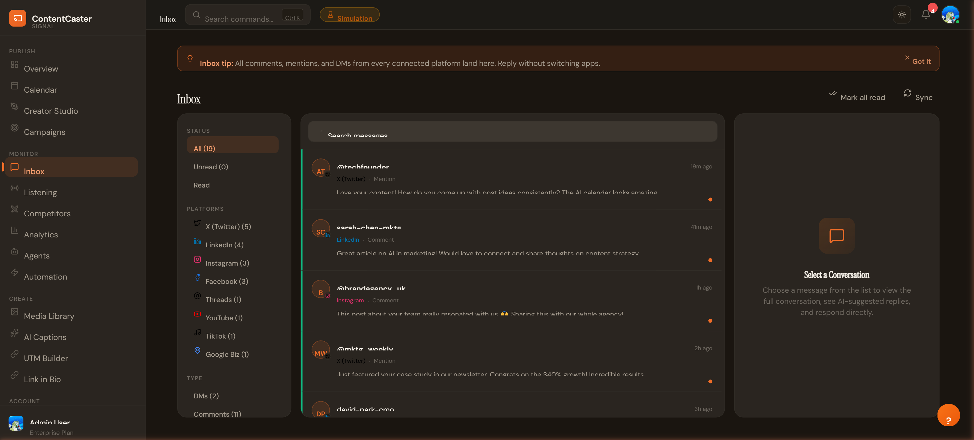 Unified Inbox